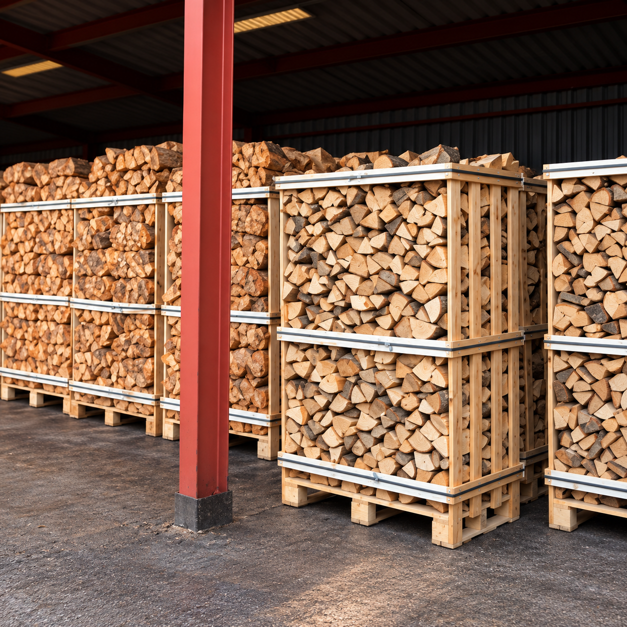Kiln Dried Hardwood Logs Crate