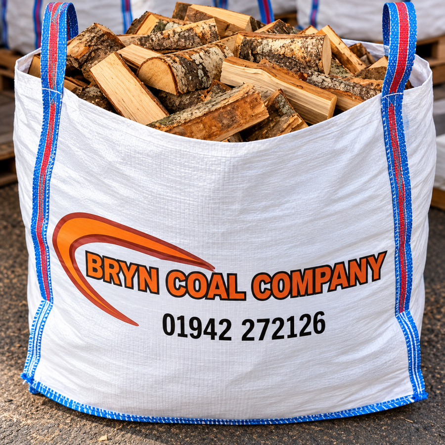 Kiln Dried Hardwood Logs Bulk Bag